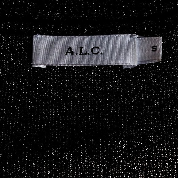A.L.C. Metallic Knit Turtleneck Top - Picture 5 of 11